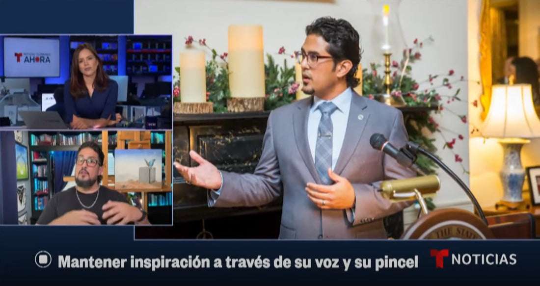 Dialogue vs Division | Art that inspires dialogue in a world of division [Telemundo Interview]