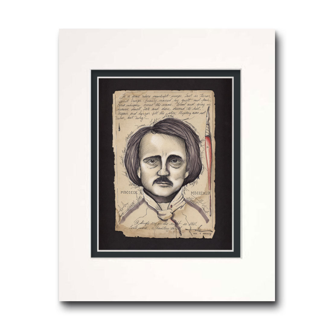 Forty Words | Edgar Allan Poe | Paper Print