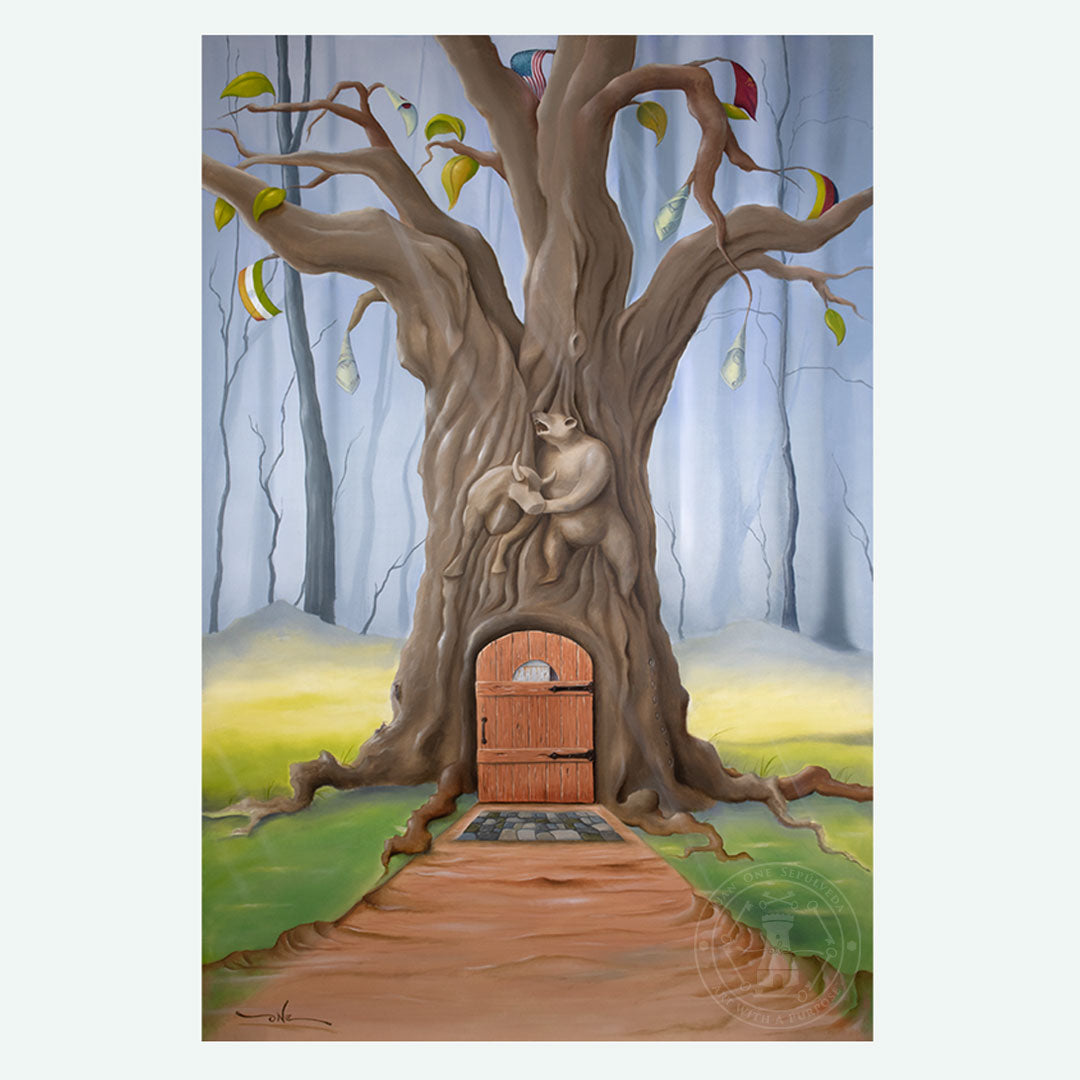 money tree oil painting The Money Tree | Oil on Canvas
