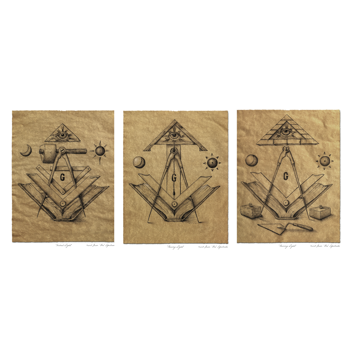 Masonic Light Collection | Set of 3